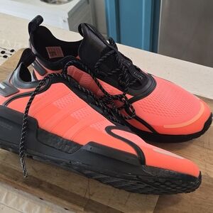 adidas NMD V3 Men's Neon Orange Swim Shoes